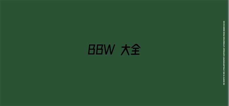 >BBW 大全横幅海报图